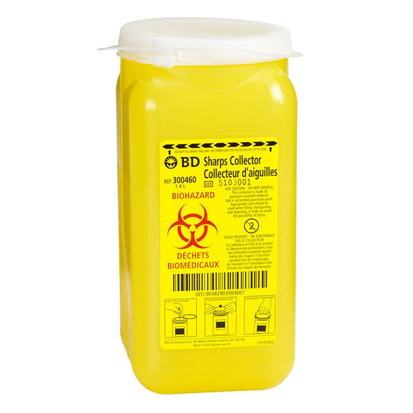 BD Sharps Collectors 1,4L Yellow / Qty 1