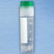 Globe 3012G CryoClear Vials, 2.0mL, STERILE, Green Cap, External Threads, Attached Screwcap