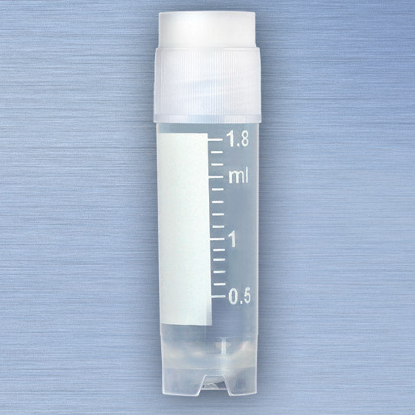 Globe 3012  CryoClear Vials, 2.0mL, STERILE, External Threads, Attached Screwcap