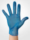 Aurelia Delight Blue Vinyl Exam Gloves  PF / Qty 100