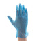 Aurelia Vinyl Powder-Free Exam Gloves Delight Blue PF, Large / Qty 100