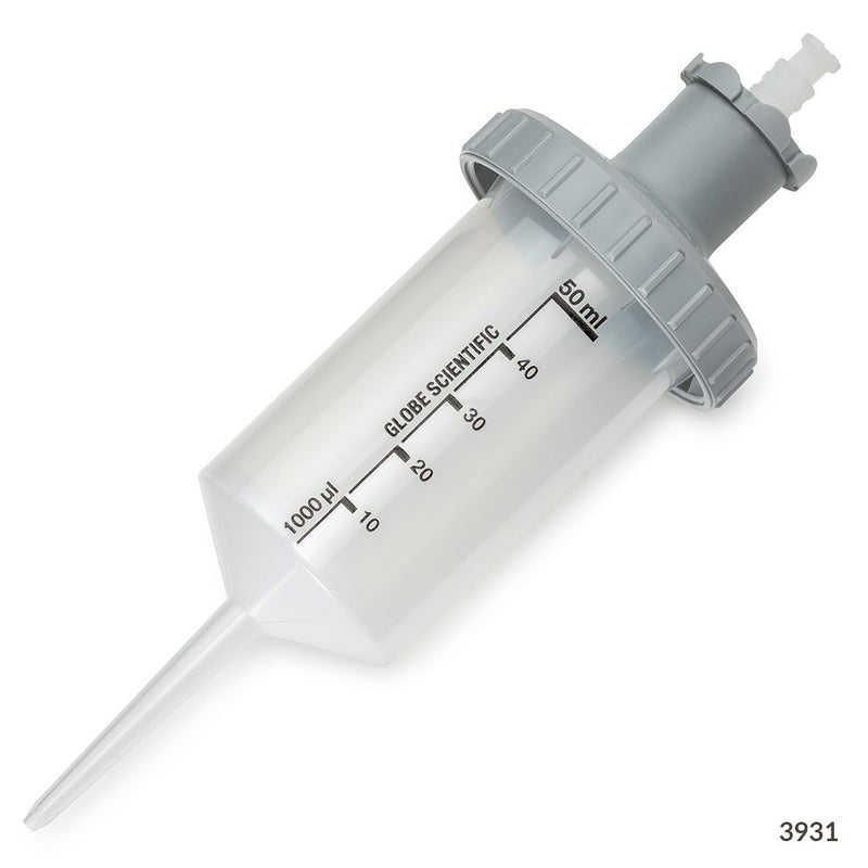 RV-Pette PRO Dispenser Tip for Repeat Volume Pipettors, 50mL (Supplied with 1 Adapter) / Qty 25