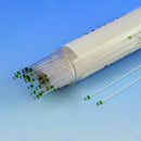 Globe 51684 Capillary Tube, Microhematocrit, 100% PLASTIC, Green Tip, Ammonium Heparinized