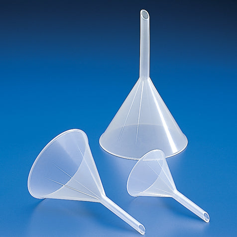 600155 	Globe  Funnel, Analytical, PP, 150mm