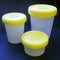 Globe 6542   	Container: 500mL (16oz), PP, Graduated, with Separate Yellow Screwcap
