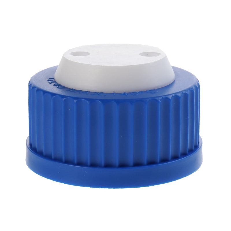 ALWCSI C0000270  ALWSCI Blue GL45 Safety Cap with Two Holes for 1/8 Inch OD Tubing, 1pc/pk…