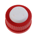 ALWSCI C0000274 GL45 Safety Cap, Red, Three Holes for 1/16" OD Tubing, 1 pc/pk…