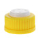 ALWSCI C0000275 Yellow GL45 Safety Cap with Four Holes for 1/16 Inch OD Tubing, 1pc/pk.…