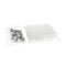 ALWSCI C0001174 2ml Vial Kit Clear Glass, 11mm Crimp Cap With Label, TEF/Rubber 1mm Thick / Qty:100