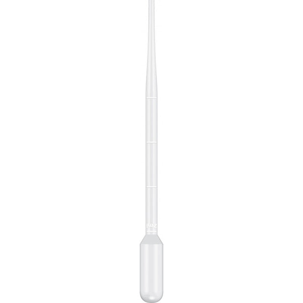 Simport P200-52 Disposable Transfert Pipets, 5ml, 15cm, Bulb 3.1ml, Non-Sterile, Bulk Packaging / Qty 5000
