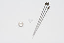 LMK.21080733 DLW L-Mark Gold needles, 22g, Pt. 3, 51mm coated needle, 3/pkg