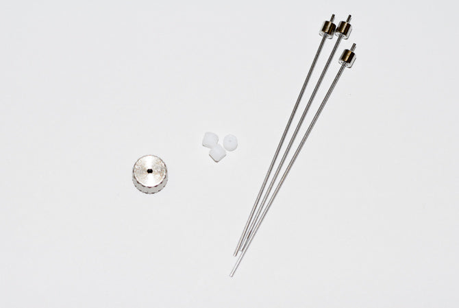 LMK.21080733 DLW L-Mark Gold needles, 22g, Pt. 3, 51mm coated needle, 3/pkg