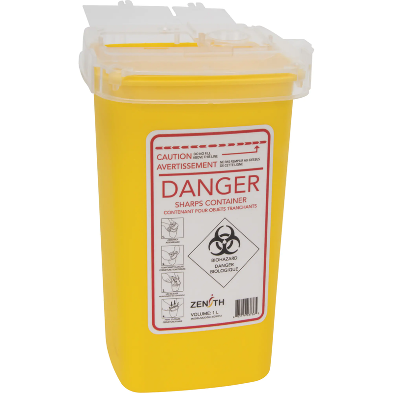 Sharp Container 1L Yellow / Qty 1