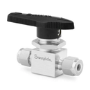 Swagelok SS-41GS2  Stainless Steel 1-Piece 40G Series Ball Valve, 0.2 Cv, 1/8 in. Swagelok Tube Fitting / Qty 1