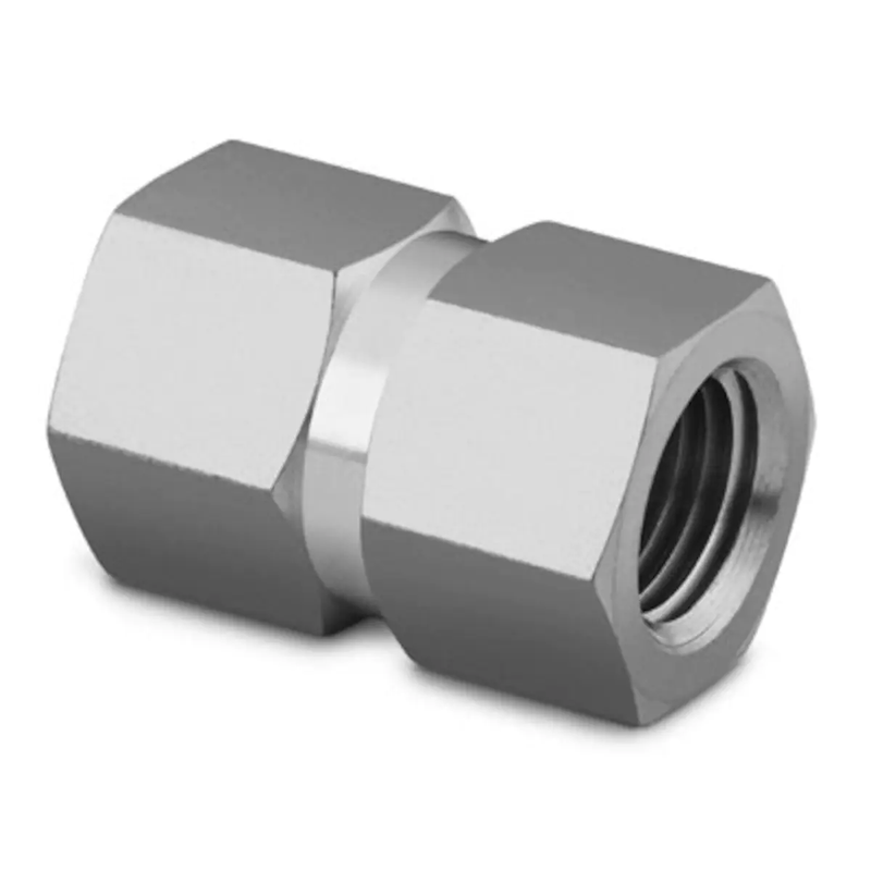 Swagelok SS-6-HCG Stainless Steel Pipe Fitting, Hex Coupling, 3/8 in. Female NPT / Qty 1
