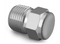 Swagelok SS-4-P Stainless Steel Pipe Plug, 1/4 in. Male NPT / Qty 1