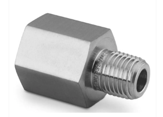 Swagelok  SS-8-RA-6 Stainless Steel Pipe Fitting, Reducing Adapter, 1/2 in. Female NPT x 3/8 in. Male NPT