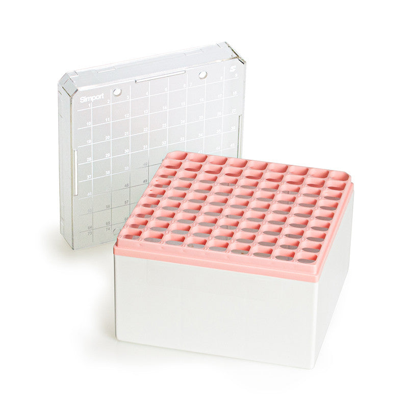 Simport T514-581 Storage Box For Sample Tubes 81 Place For 3 to 5 ml Sample Tubes / Qty 10