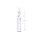 ALWSCI C0000070 Vial Micro-Insert 200ul, 5.8x28.5mm, Clear Glass, Conical Base With Polyspring / Qty 100