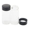 ALWSCI 20ml Vial, Clear Glass with 24-400 Black Closed Cap, PE Liner/ Qty 20