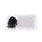 C0001197 Autosampler Vials, HPLC Sample Vials 2ml with Write-on Spot and Graduations 10-425 Type Threaded Vial and 10mm Black ABS Screw Caps & Septa, Clear, Case of 100