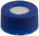 Thermo  C5000-54B 9mm Autosampler Vial Screw Thread Caps Blue  with Red PTFE/White Silicone Septum / Qty 100