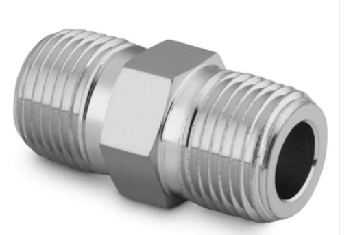 Swagelok SS-8-HN Stainless Steel Pipe Fitting, Hex Nipple, 1/2 in. Male NPT / Qty 1