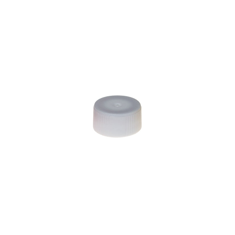 Simport T340WOSFTTP Tamper Evident Screw Cap With Washer Seal & Flat Top White  /Qty 1000